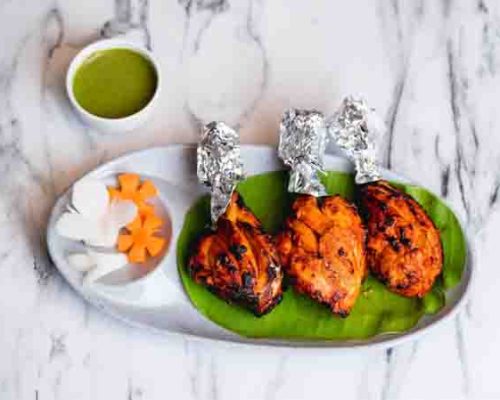 Chicken Lollipop with Green Chutney Chicken Lollipop with Green Chutney